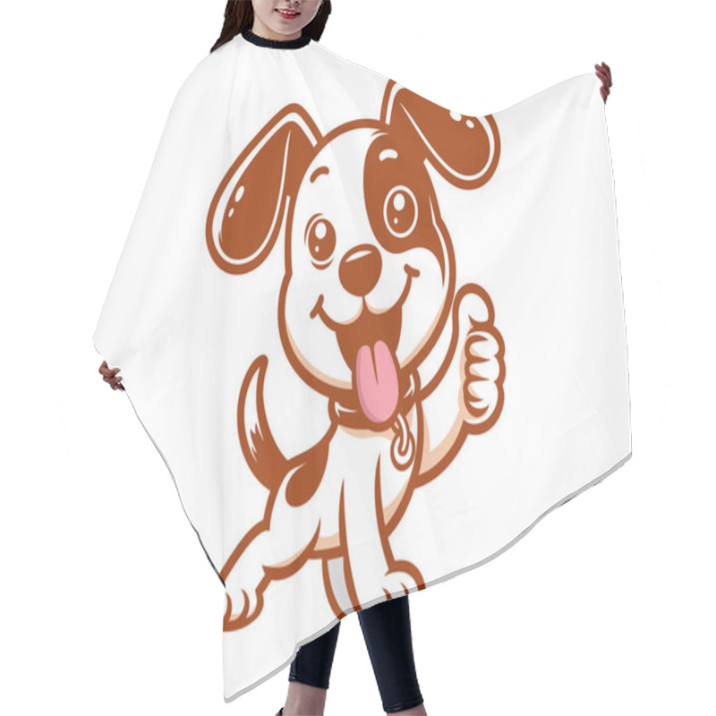 Personality  Cute Dog Cartoon Character Hair Cutting Cape