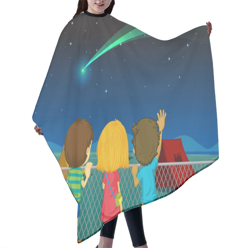 Personality  Kids And Comet Hair Cutting Cape