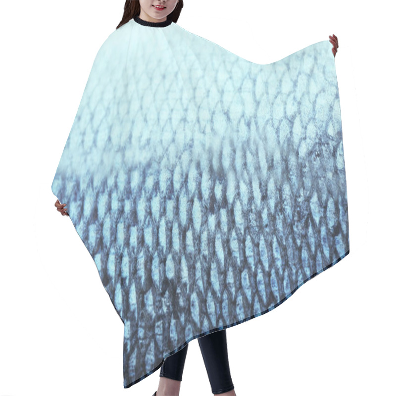 Personality  Fish Scale Pattern Hair Cutting Cape