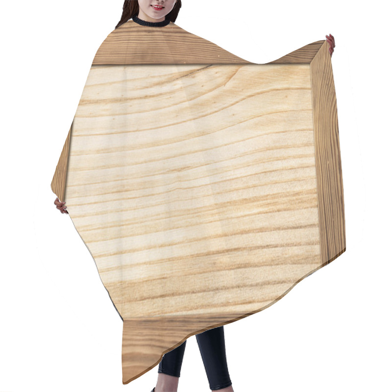 Personality  Wood Frame Hair Cutting Cape