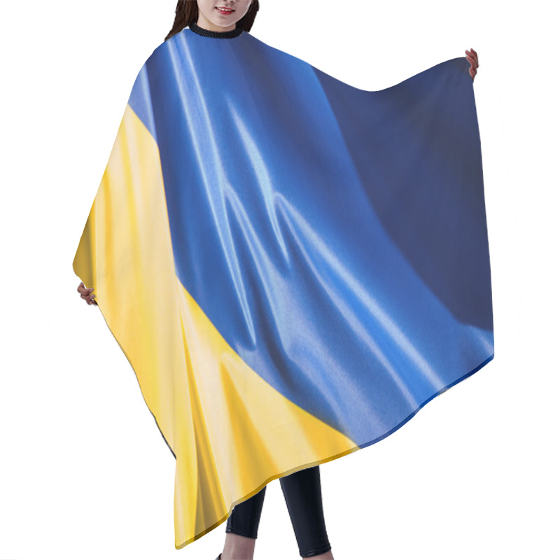 Personality  Ukrainian Flag Hair Cutting Cape