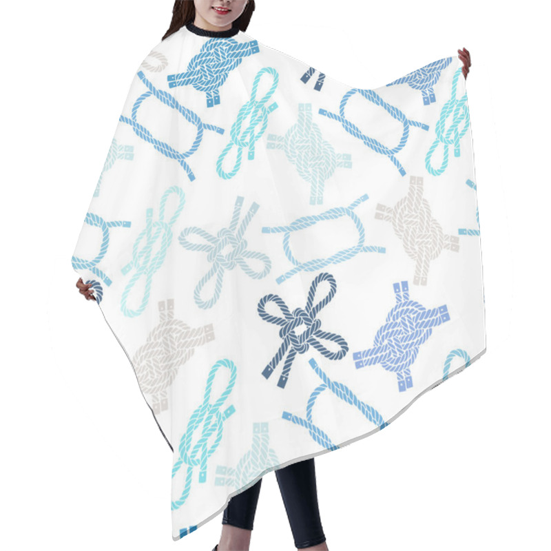 Personality  Pattern With Marine Knots Hair Cutting Cape