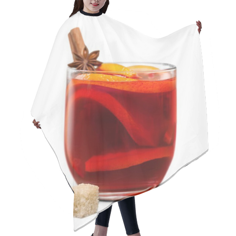 Personality  Hot Red Mulled Wine  Hair Cutting Cape