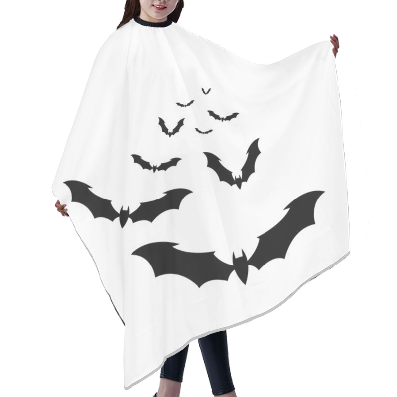 Personality  The Bats Vector Hair Cutting Cape