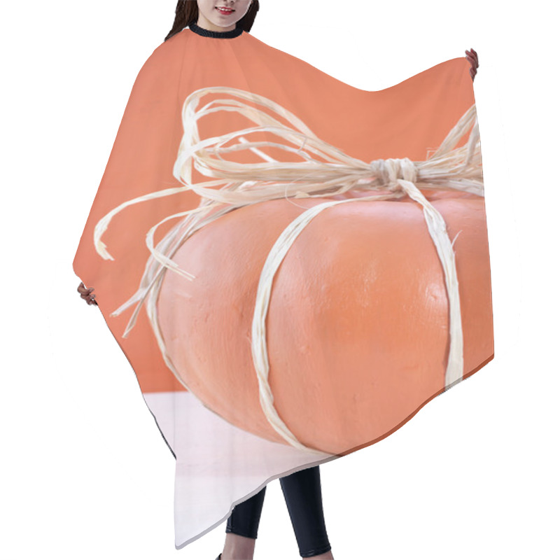 Personality  Modern Decorated Pumpkin Centerpiece Hair Cutting Cape