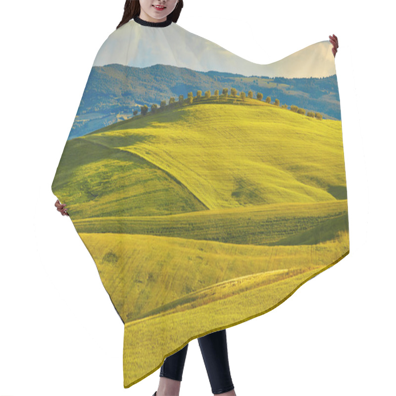 Personality  Green Hills In Tuscany Hair Cutting Cape