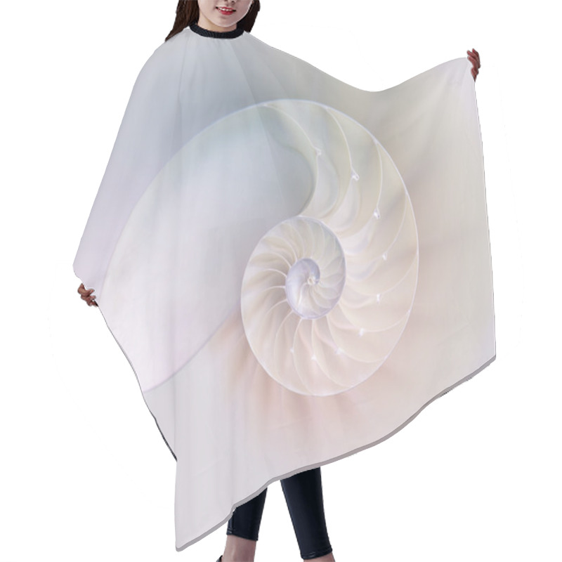 Personality  Nautilus Shell Cut Hair Cutting Cape