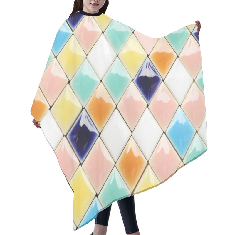 Personality  Tiles Background Hair Cutting Cape