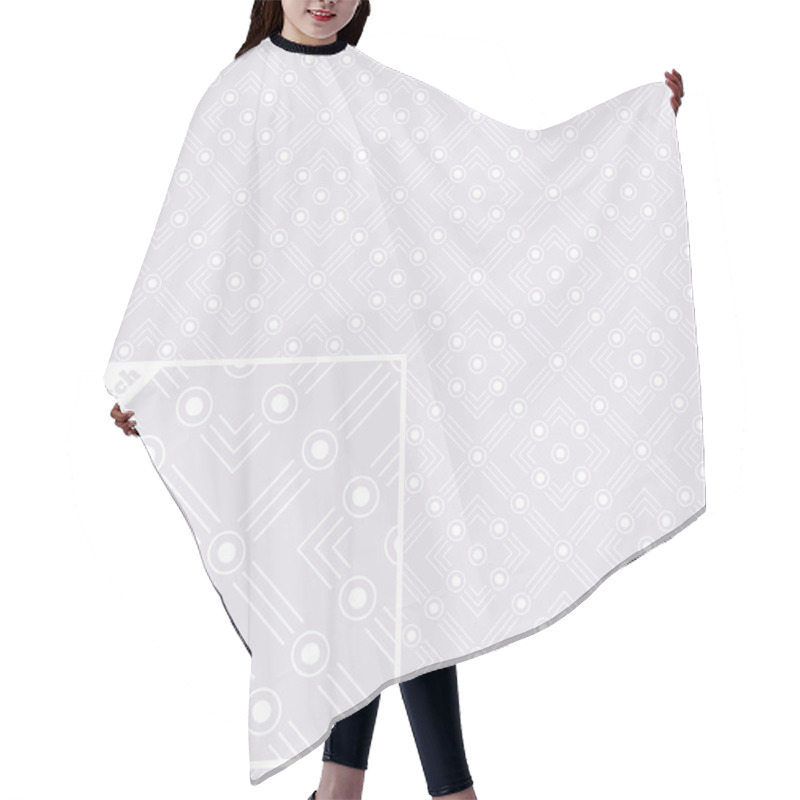 Personality  Seamless Pattern Too Hair Cutting Cape