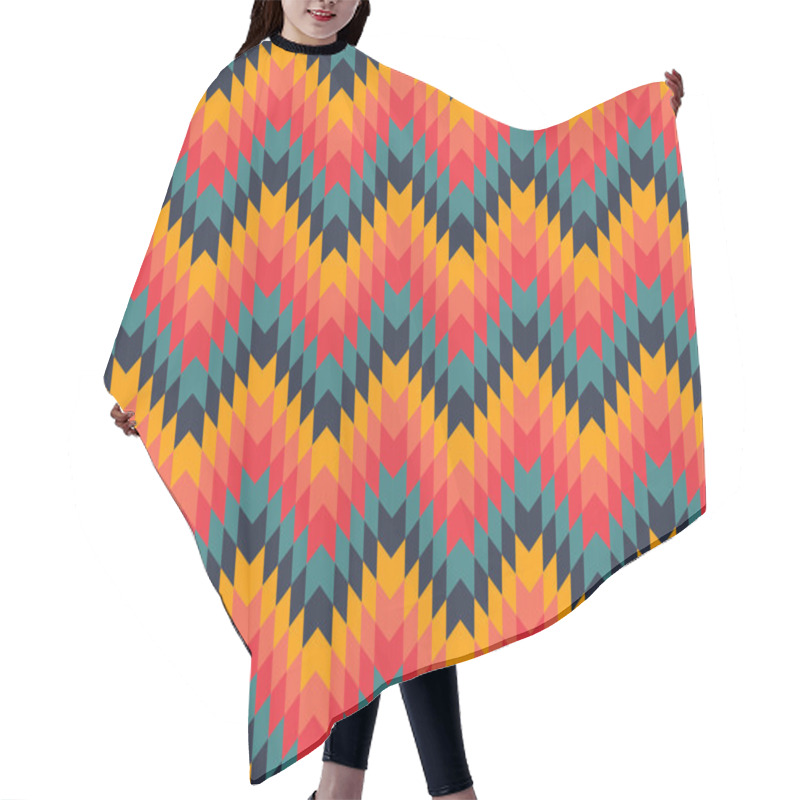 Personality  Aztec Pattern Hair Cutting Cape