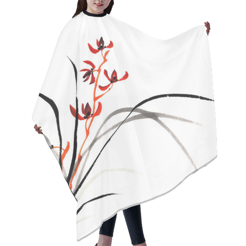 Personality  Orchid Hair Cutting Cape