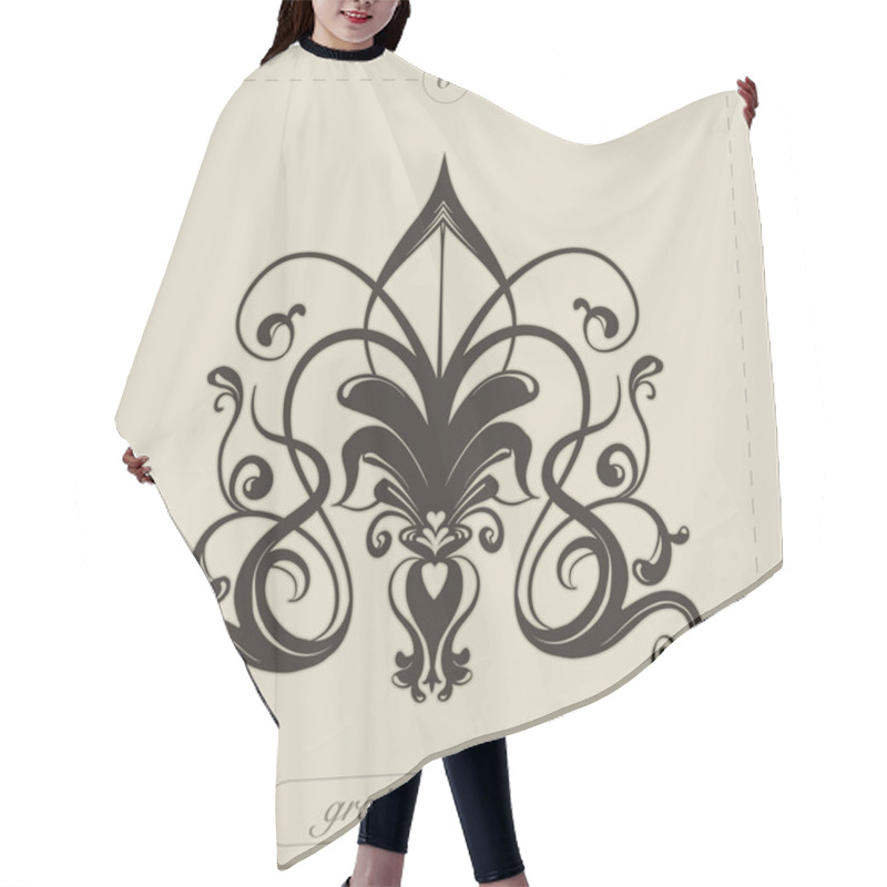 Personality  GRAPHIC ELEMENT 6 Hair Cutting Cape