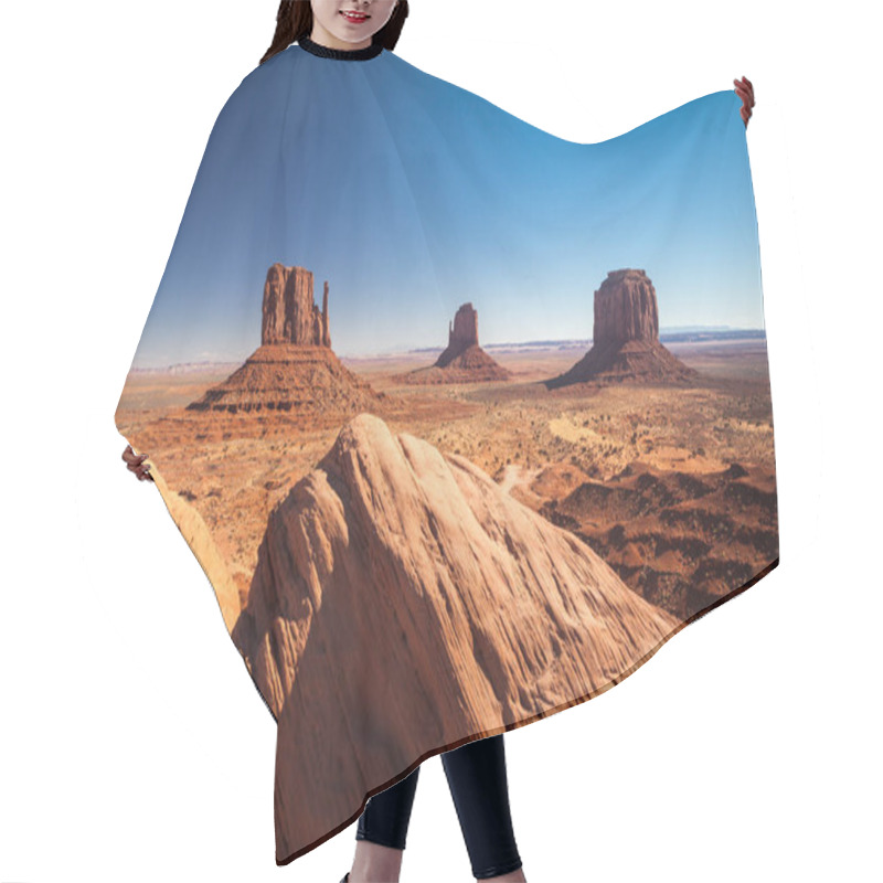 Personality  Scenic View Of Monument Valley, USA Hair Cutting Cape