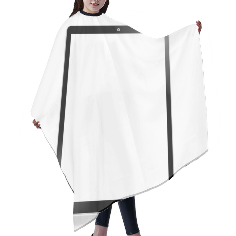 Personality  3D Brandless Tablet With Empty Screen Hair Cutting Cape