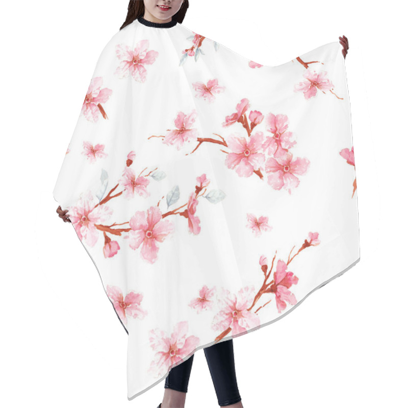 Personality  Abstract Flower Background Hair Cutting Cape