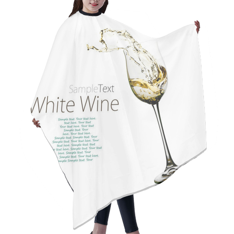 Personality  Glass Of White Wine Hair Cutting Cape