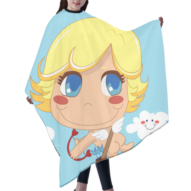 Personality  Cute Cupid Hair Cutting Cape