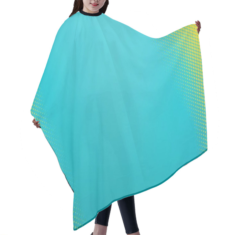 Personality  Abstract Blue Background  Fluid Shapes Hair Cutting Cape