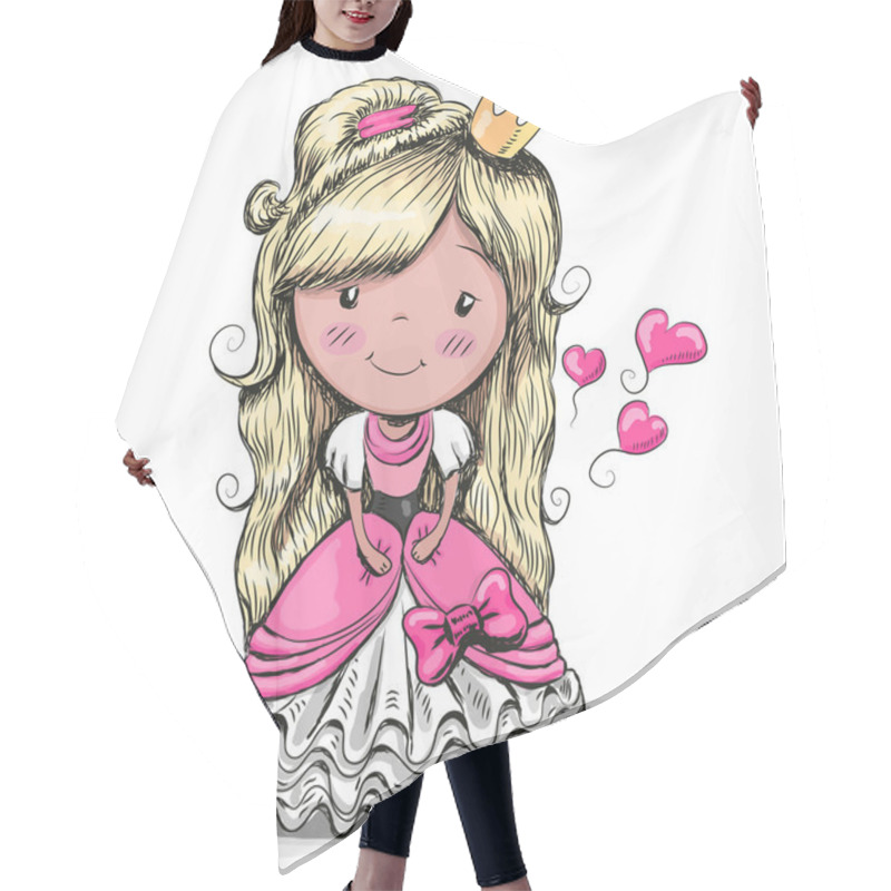 Personality  Cartoon Pretty Princess Hair Cutting Cape