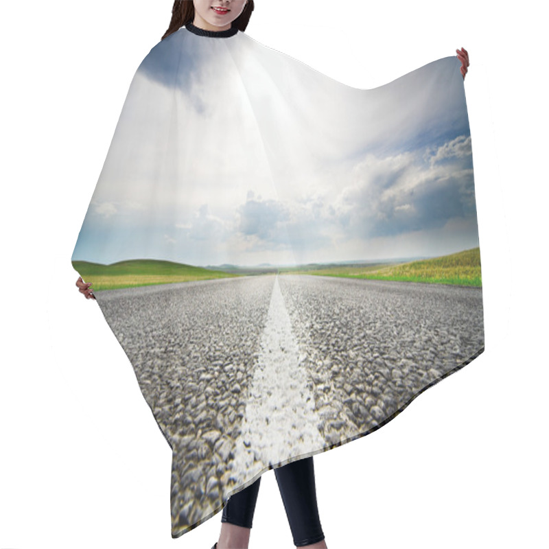 Personality  Speed Road Hair Cutting Cape