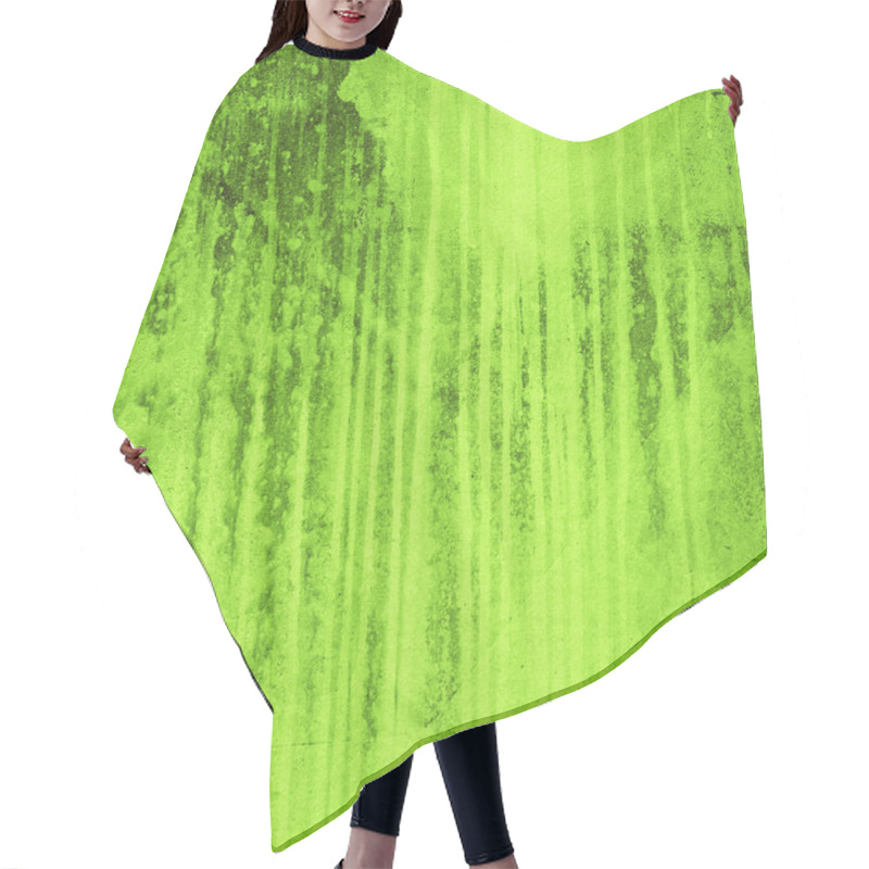 Personality  Acid Green Abstract Background Hair Cutting Cape