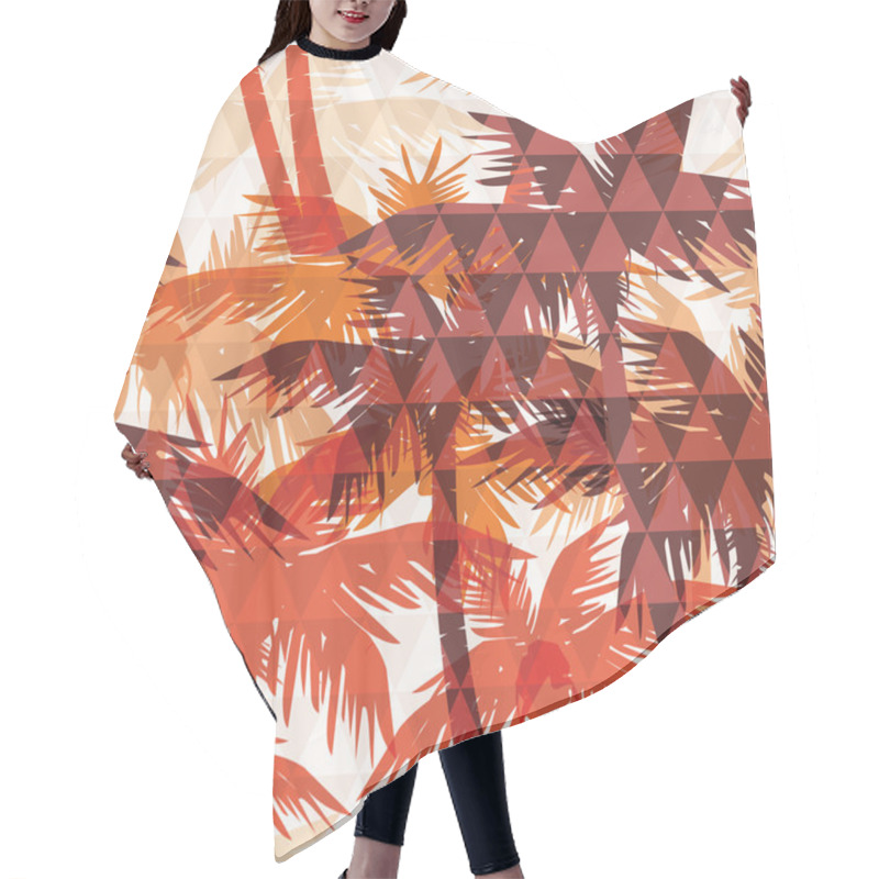 Personality  Seamless Exotic Pattern  Hair Cutting Cape