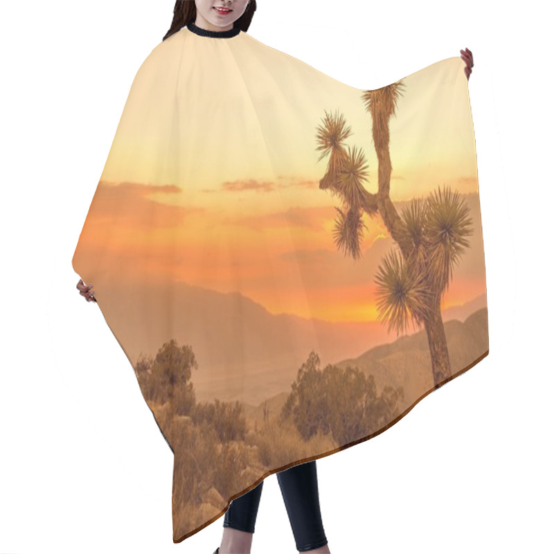 Personality  California Desert Scenery Hair Cutting Cape