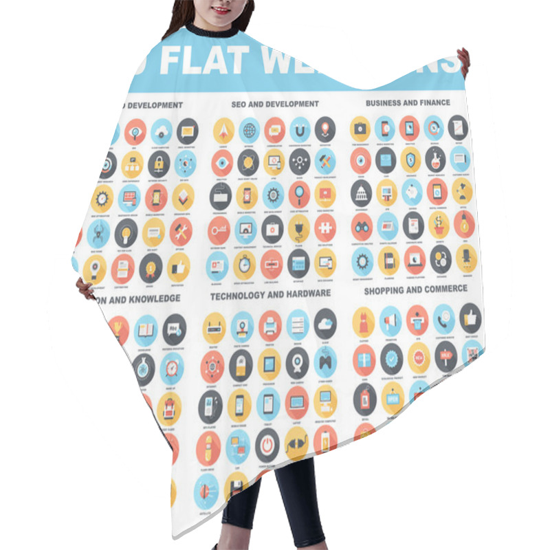 Personality  Web Icons Hair Cutting Cape