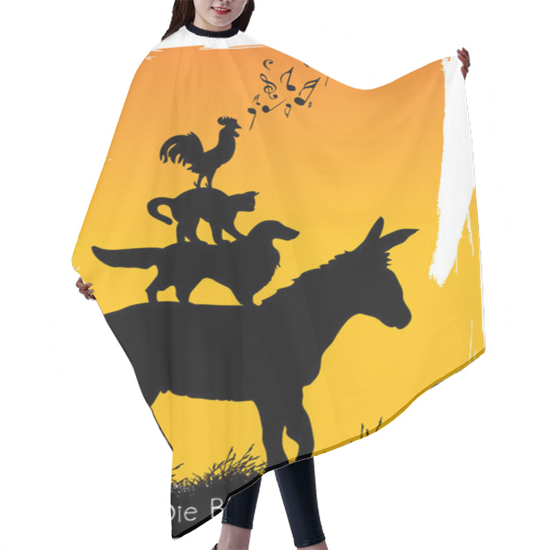 Personality  Bremen Town Musicians Hair Cutting Cape