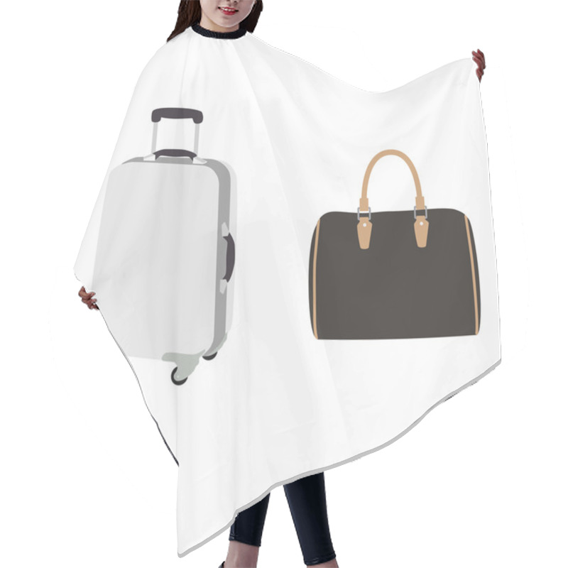 Personality  Luggage Set Hair Cutting Cape