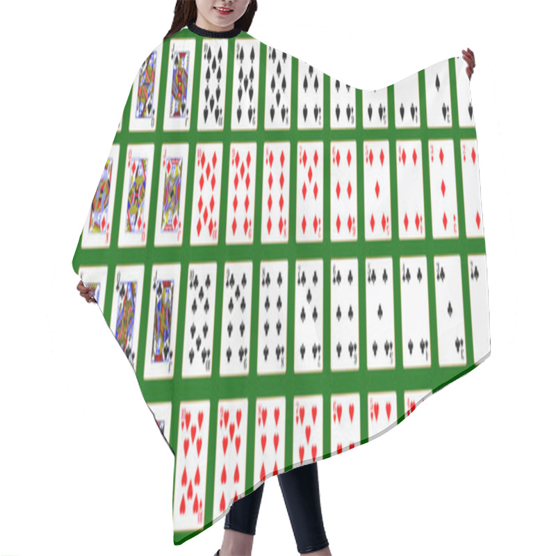 Personality  Pack Of Cards Hair Cutting Cape