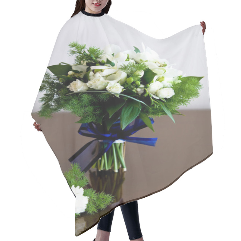 Personality  Wedding Flowers Hair Cutting Cape