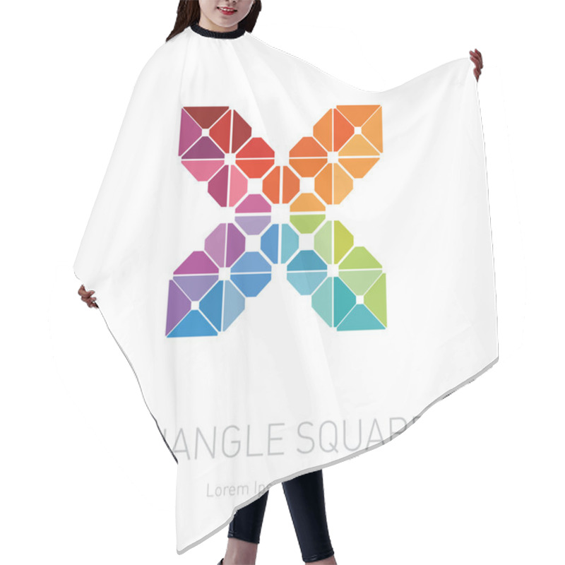 Personality  Modern Stylish Logo X Hair Cutting Cape