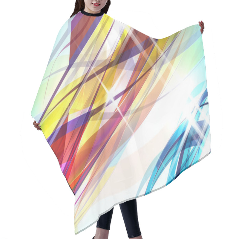 Personality  Abstract Stylish Background Hair Cutting Cape