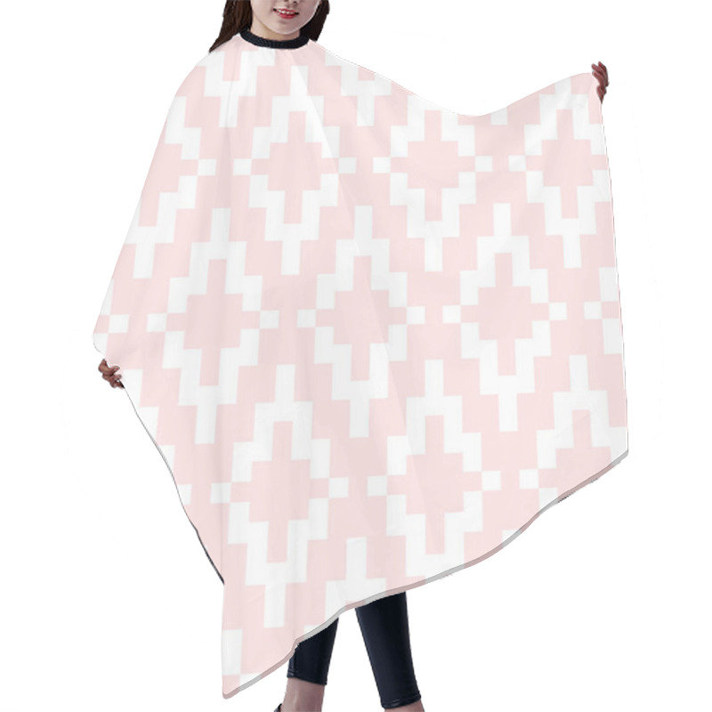 Personality  Classic Argyle Seamless Pattern Hair Cutting Cape