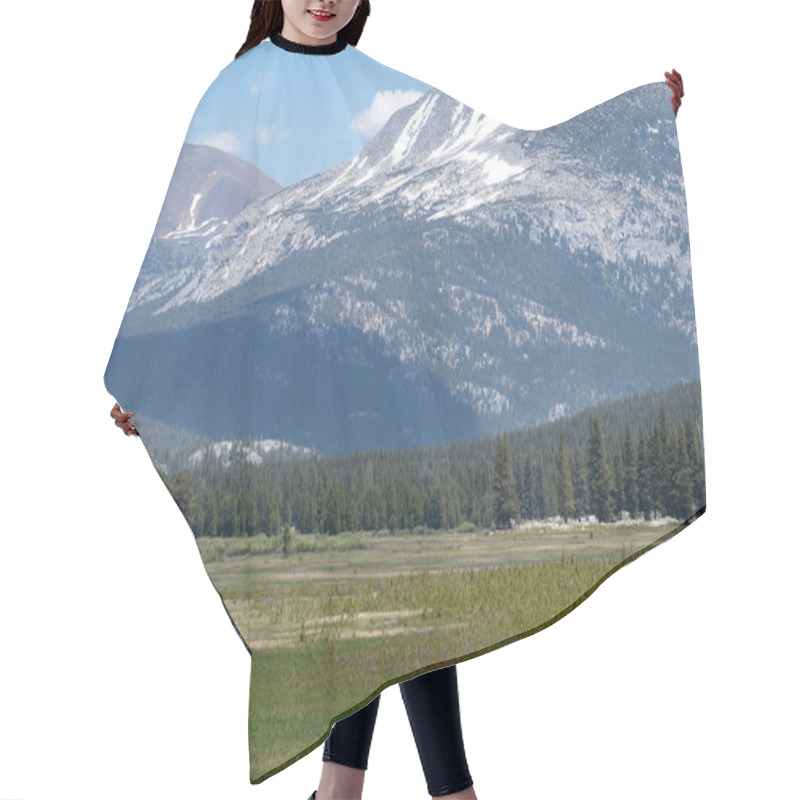 Personality  Famous View Of Tuolumne Meadows In Yosemite National Park On A S Hair Cutting Cape