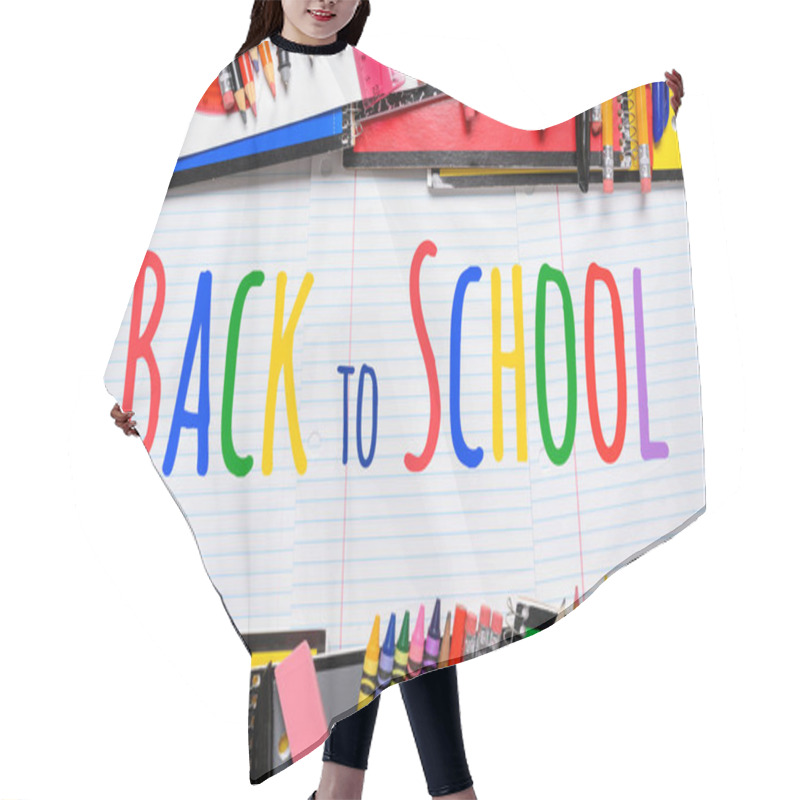 Personality  Back To School Themed Design Hair Cutting Cape