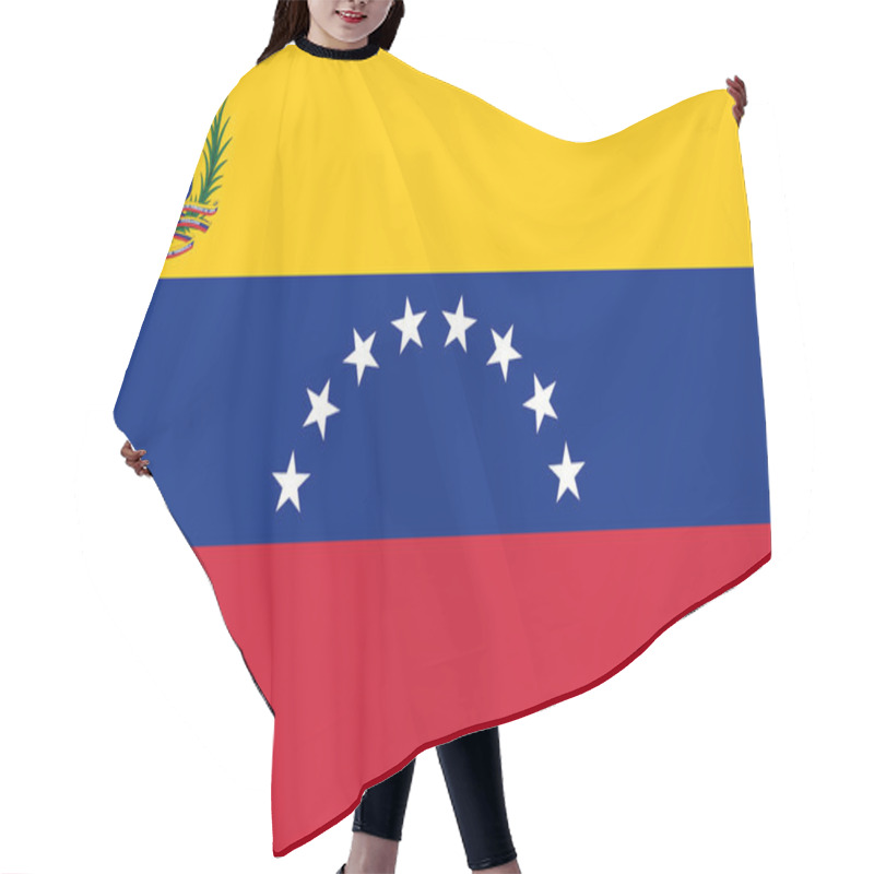 Personality  Flag Of Bolivarian Republic Of Venezuela Hair Cutting Cape