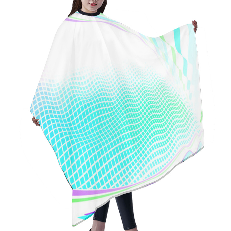 Personality  Funky Abstract Background Hair Cutting Cape