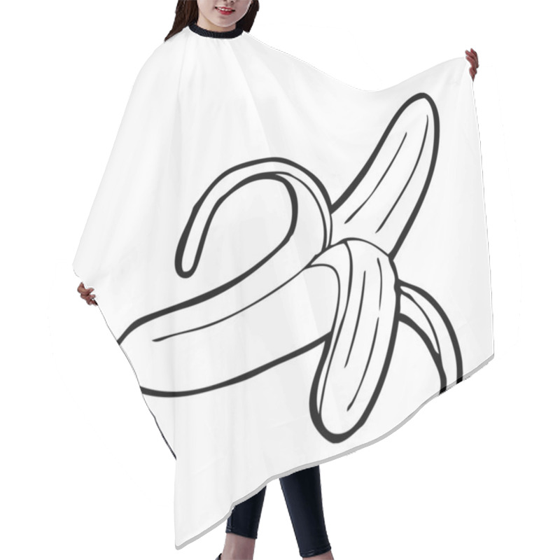 Personality  Banana Hair Cutting Cape