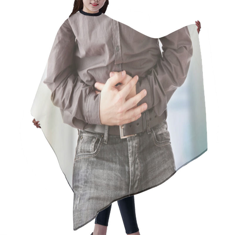 Personality  Stomach Pain Hair Cutting Cape