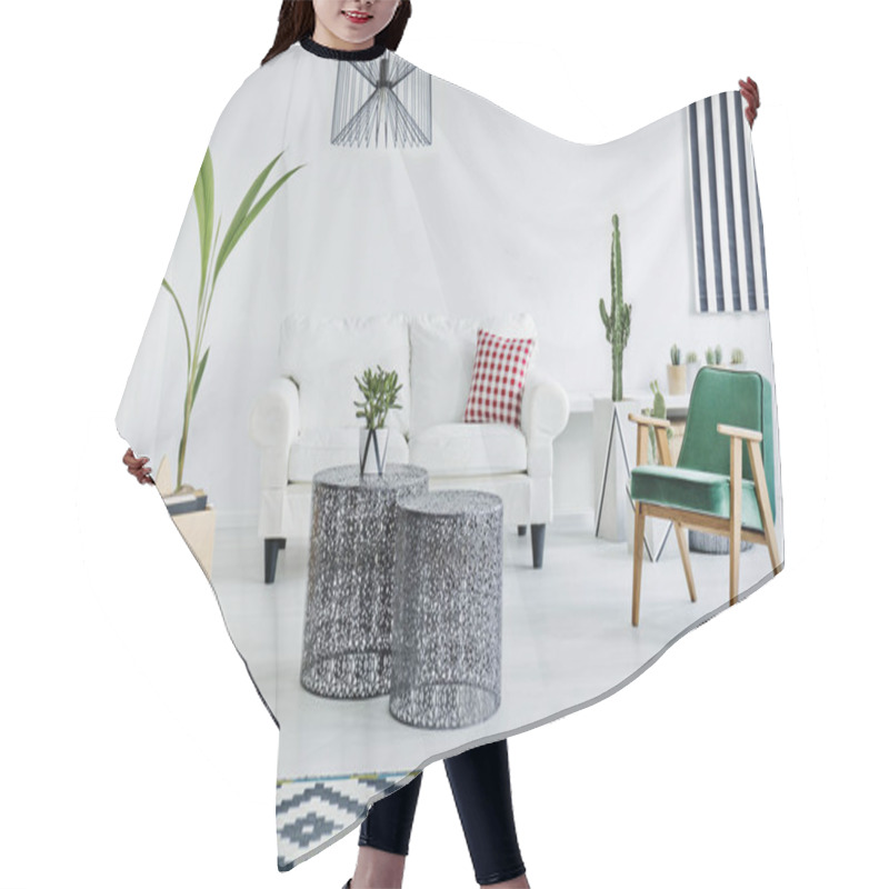 Personality  Room With Scandinavian Design Hair Cutting Cape