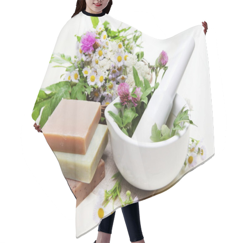 Personality  Herbal Spa Composition Hair Cutting Cape