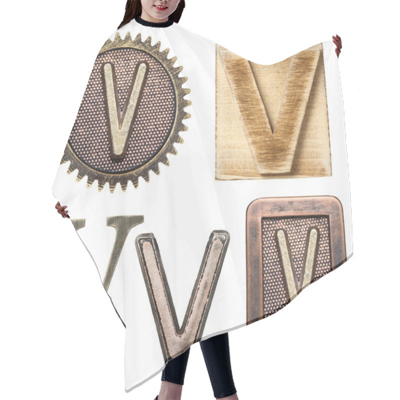 Personality  Alphabet Hair Cutting Cape