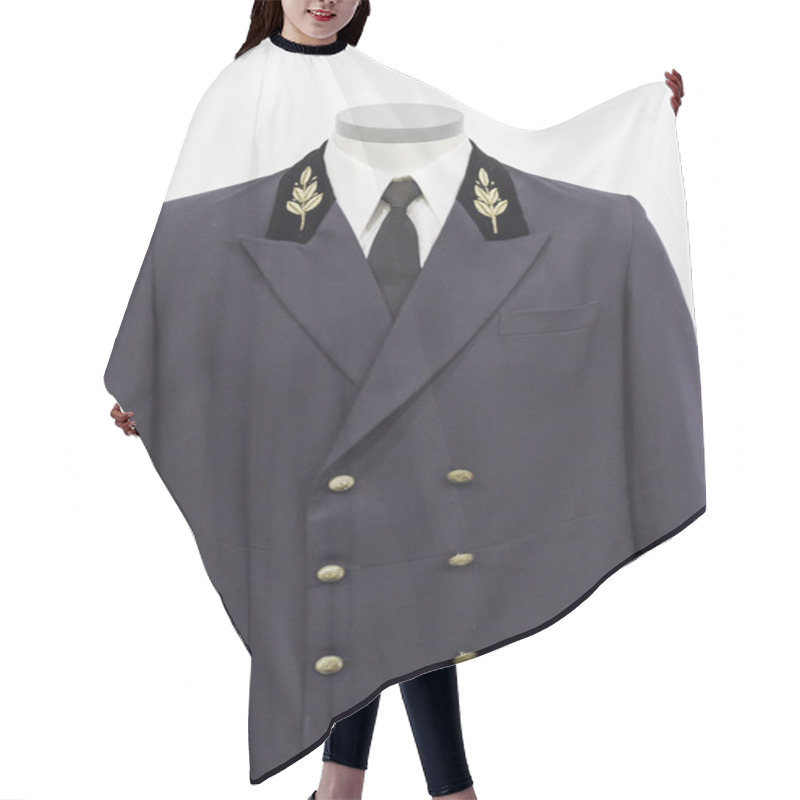 Personality  Uniform Rail Hair Cutting Cape