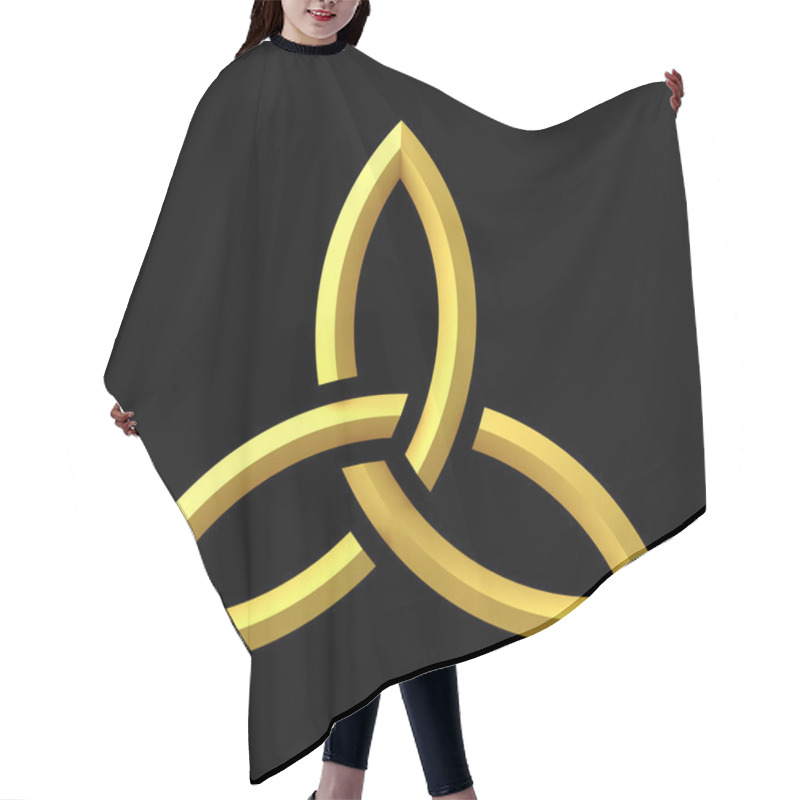 Personality  Triquetra - Sign Hair Cutting Cape