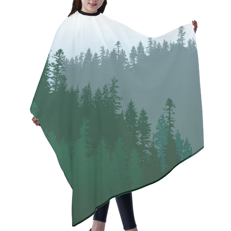 Personality  Coniferous Forest Hair Cutting Cape