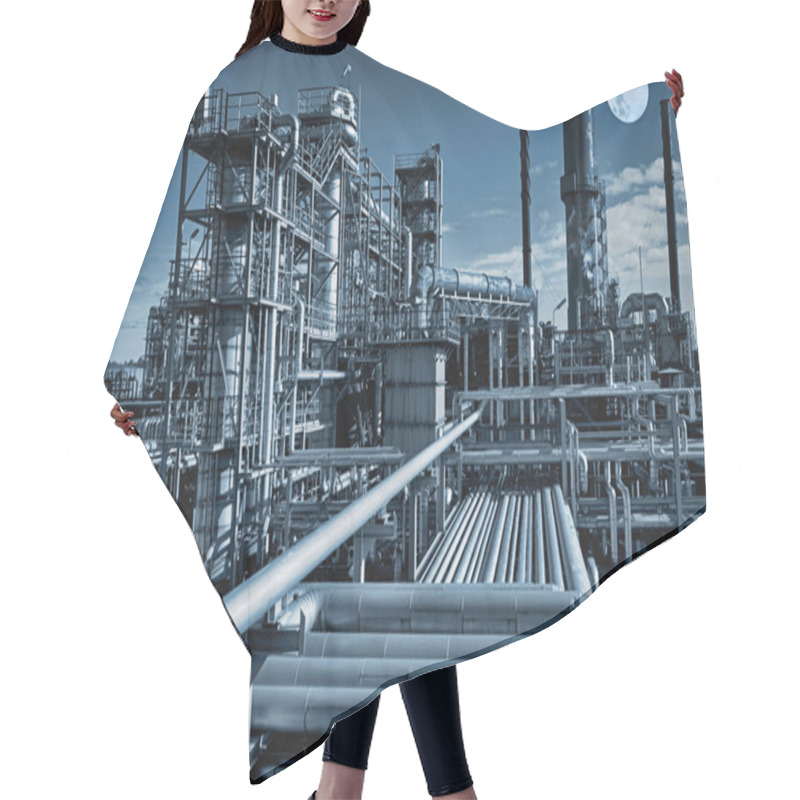 Personality  Oil Industry And Moonlight Hair Cutting Cape