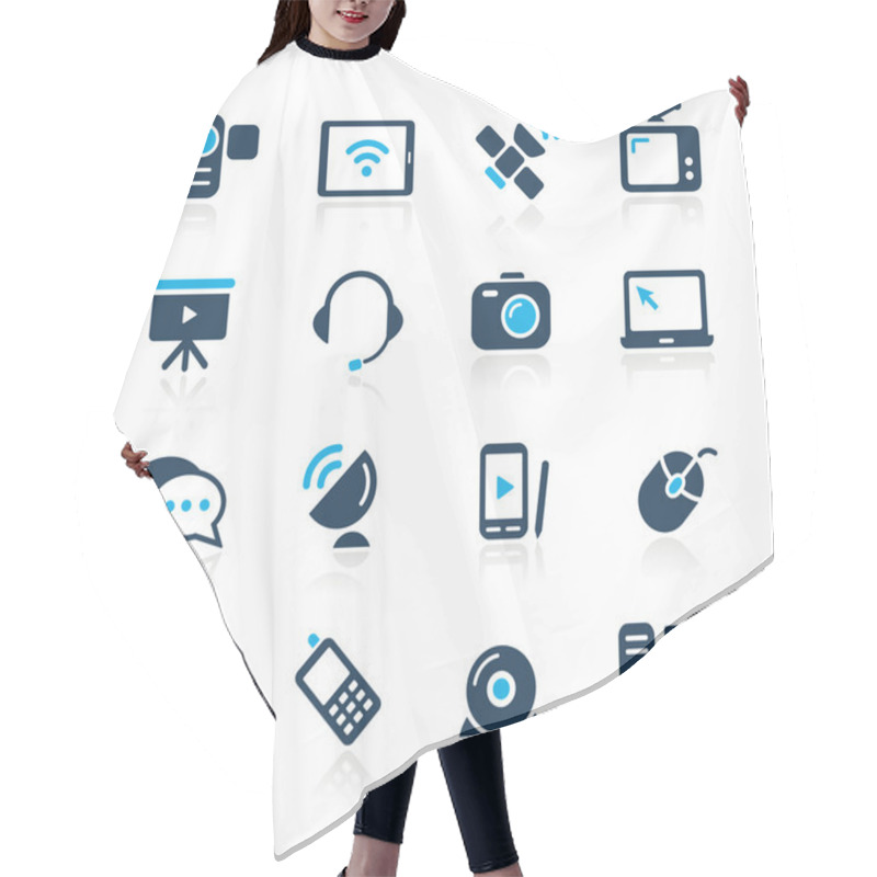 Personality  Communication Icons // Azure Series Hair Cutting Cape