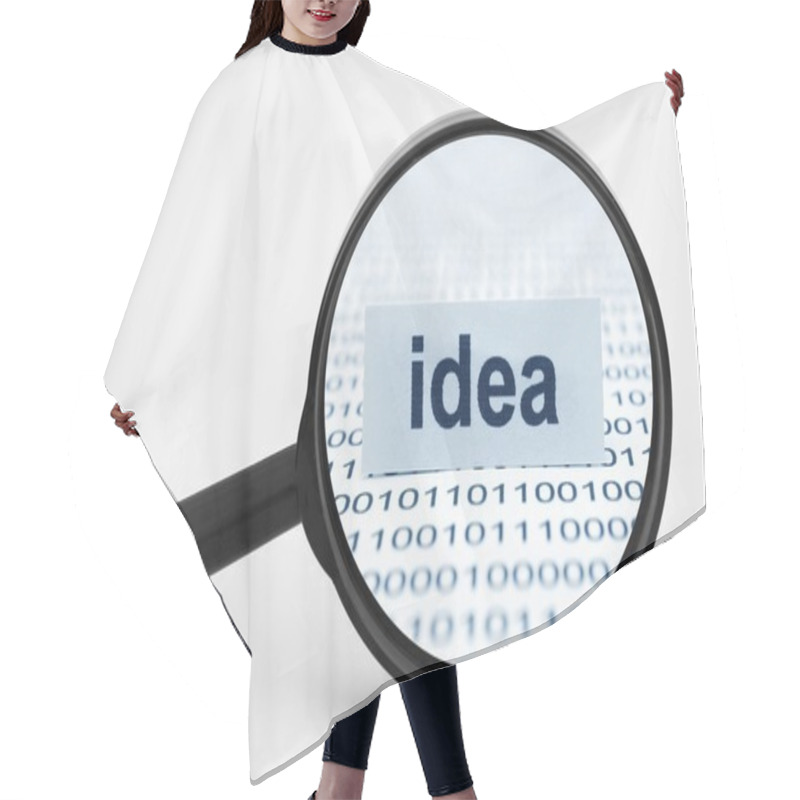 Personality  Idea On Binary Data Hair Cutting Cape